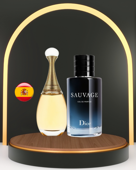 Pack 2 perfumes Dior Sauvage + J'adore